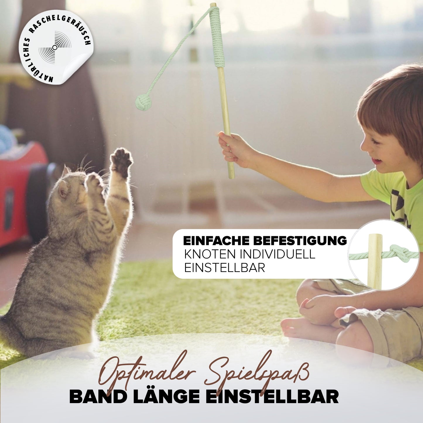 Beste Katzenangel-Spielzeug für aktive und neugierige Katzen