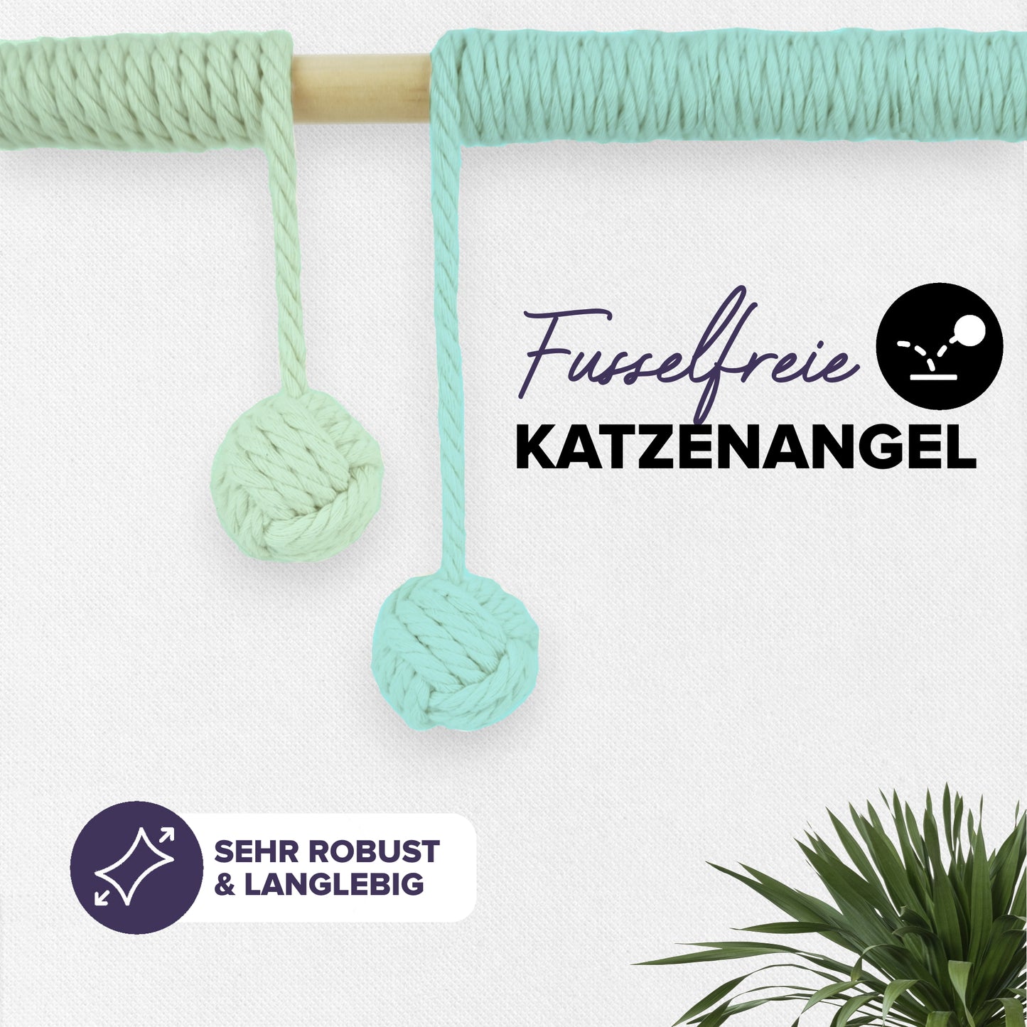Katzenspielangel, um den Jagdinstinkt Ihrer Katze zu fördern in verschiedenen Farben